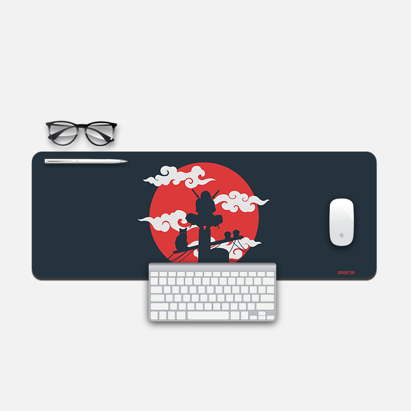 Anime Shinobi Ninja design Desk Mat and Gaming Mouse Pad
