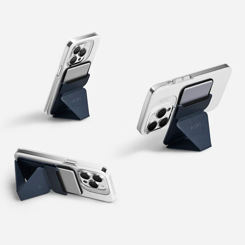 MOFT Snap-on Phone Stand & Wallet (Magsafe Compatible)-iPhone 12/13/14/15/16 series & Non Magsafe Cases And Android Phones Using Moft Metal Ring include in Pack