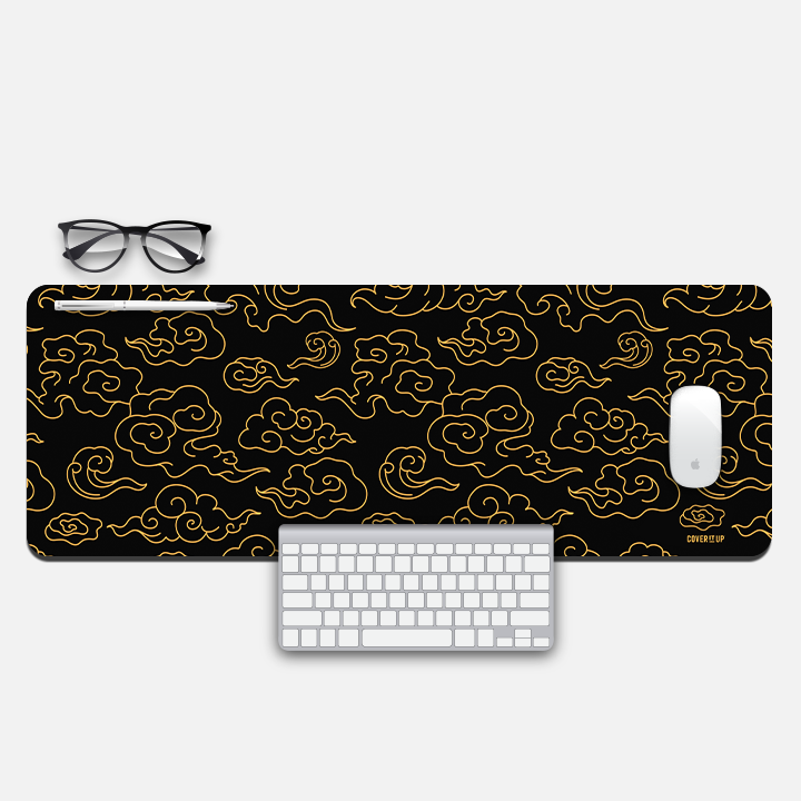 Anime Clouds Desk Mat and Gaming Mouse Pad